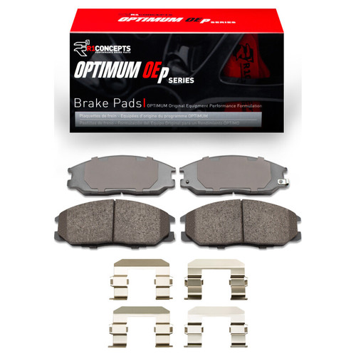 R1 01-09 Hyundai Santa Fe Front Optimum OE Pads & Hardware Kit