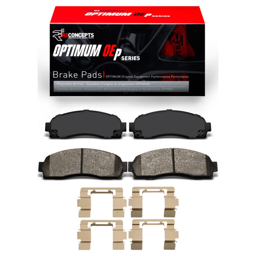 R1 02-12 Chevrolet Equinox Front Optimum OE Pads & Hardware Kit