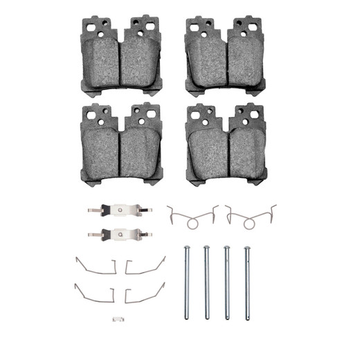 R1 07-25 Lexus LS500h Rear Semi Met Pads & Hardware Kit