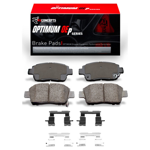 R1 00-15 ScIon IQ Front Optimum OE Pads & Hardware Kit