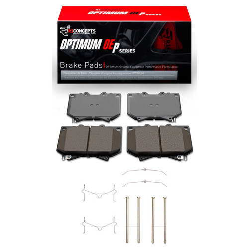 R1 00-02 Toyota Tundra Front Optimum OE Pads & Hardware Kit