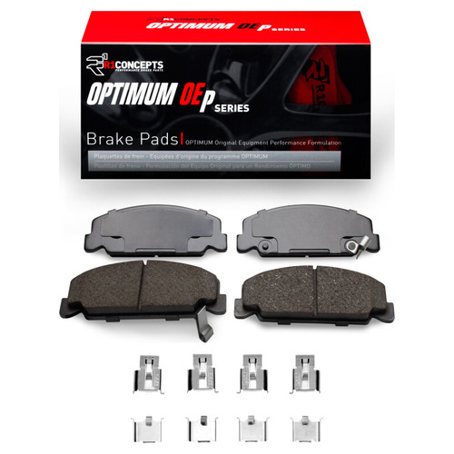 R1 84-85 Honda Accord Coupe Front Optimum OE Pads & Hardware Kit
