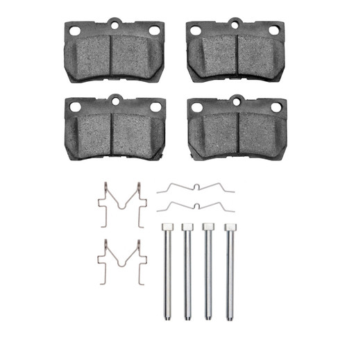 R1 06-13 Lexus IS250 Rear Semi Met Pads & Hardware Kit