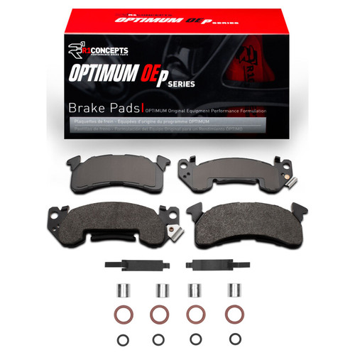R1 78-95 Chevrolet K20 Suburban Front Optimum OE Pads & Hardware Kit