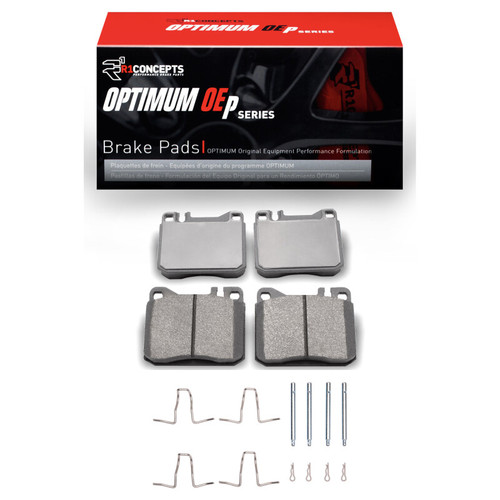 R1 79-85 Mercedes-Benz 240D Front Optimum OE Pads & Hardware Kit