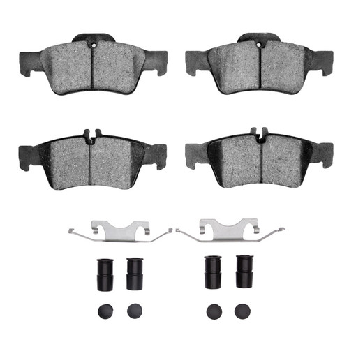 R1 02-18 Mercedes-Benz CLS550 Rear Semi Met Pads & Hardware Kit