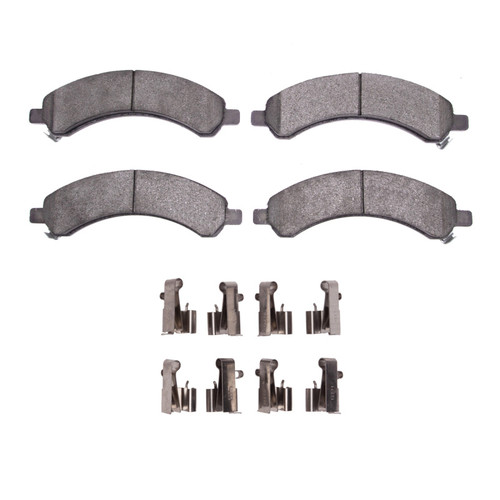 R1 03-08 Chevrolet Express 3500 Rear Semi Met Pads & Hardware Kit