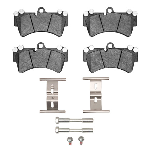 R1 03-15 Audi Q7 Front Semi Met Pads & Hardware Kit