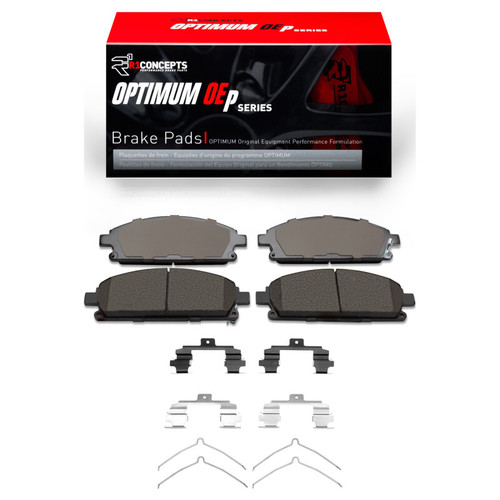 R1 02-17 Acura MDX Front Optimum OE Pads & Hardware Kit