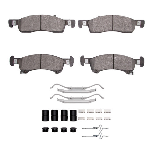 R1 02-06 Ford ExpeditIon Front Semi Met Pads & Hardware Kit