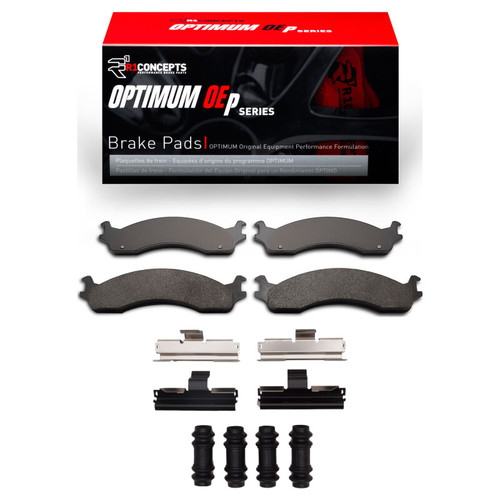 R1 98-03 Dodge B3500 / B2500 Front Optimum OE Pads & Hardware Kit