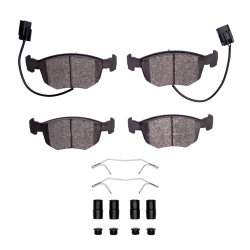 R1 98-99 Ford Contour Front Semi Met Pads & Hardware Kit