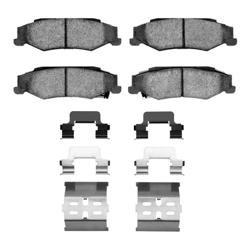 R1 97-13 Cadillac XLR Rear Semi Met Pads & Hardware Kit