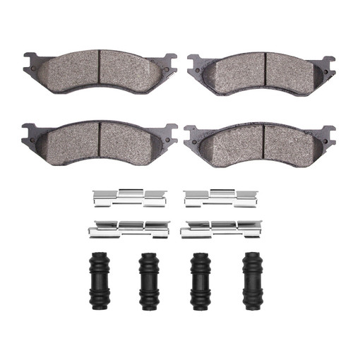 R1 00-08 Dodge Ram 2500 Rear Semi Met Pads & Hardware Kit