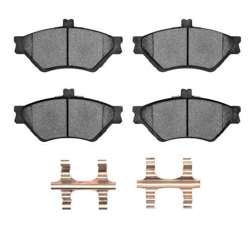 R1 95-97 Ford Crown Victoria Front Semi Met Pads & Hardware Kit