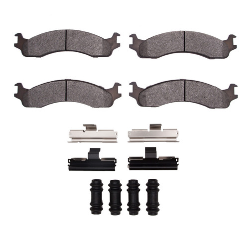 R1 98-03 Dodge Ram 2500 Van Front Semi Met Pads & Hardware Kit