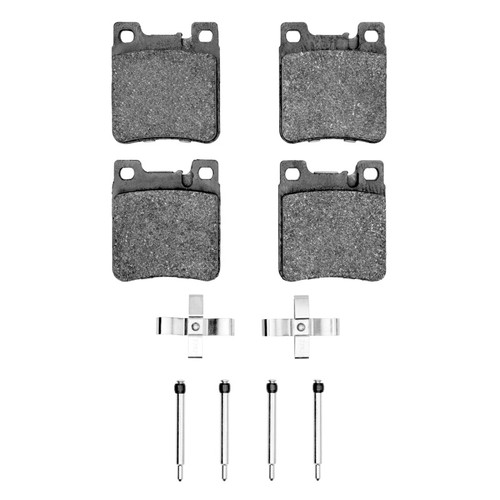 R1 94-00 Mercedes-Benz E420 Rear Semi Met Pads & Hardware Kit
