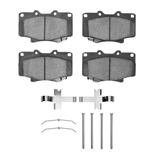 R1 93-97 Lexus LX450 Front Semi Met Pads & Hardware Kit