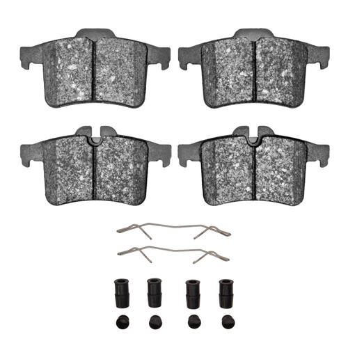 R1 13-15 Jaguar XKR Rear Semi Met Pads & Hardware Kit