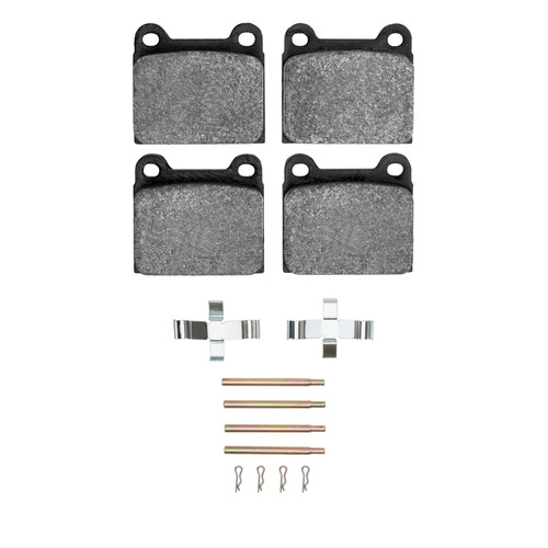 R1 67-91 Mercedes-Benz 230 Rear Semi Met Pads & Hardware Kit