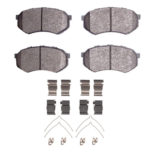 R1 83-95 Chrysler Conquest Front Semi Met Pads & Hardware Kit