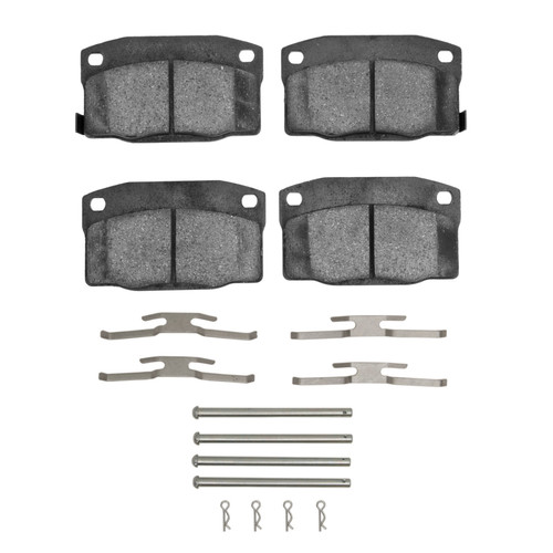 R1 88-93 Pontiac LeMans Front Semi Met Pads & Hardware Kit