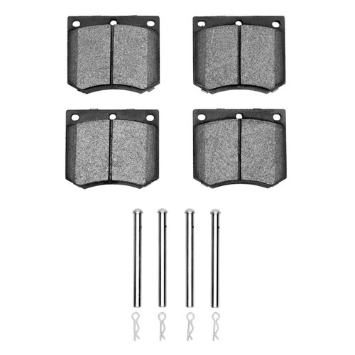 R1 72-72 Triumph GT6 Front Semi Met Pads & Hardware Kit