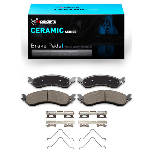 R1 21-25 Chevrolet Express 2500 Rear Ceramic Pads & Hardware Kit