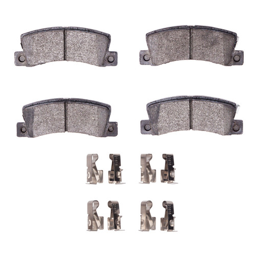 R1 87-96 Toyota Camry Rear Semi Met Pads & Hardware Kit