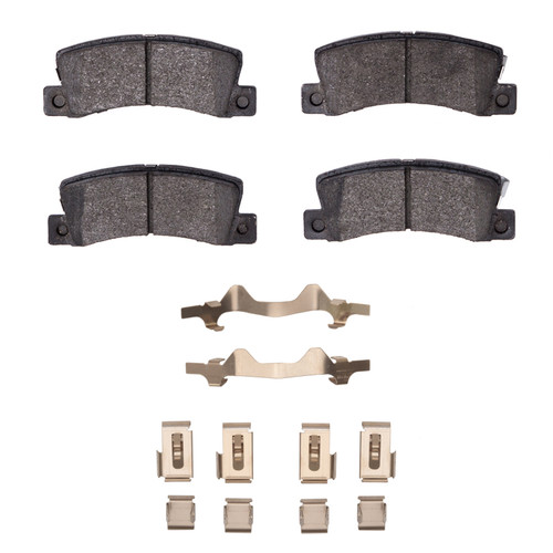 R1 86-93 Toyota Celica Rear Semi Met Pads & Hardware Kit