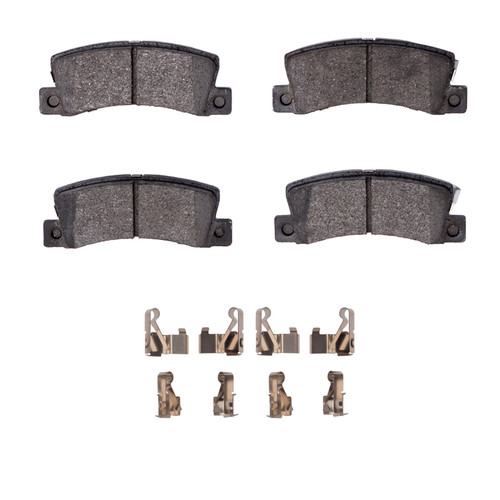 R1 90-03 Lexus ES300 Rear Semi Met Pads & Hardware Kit