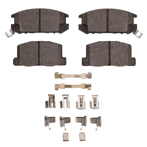 R1 85-89 Toyota MR2 Rear Semi Met Pads & Hardware Kit