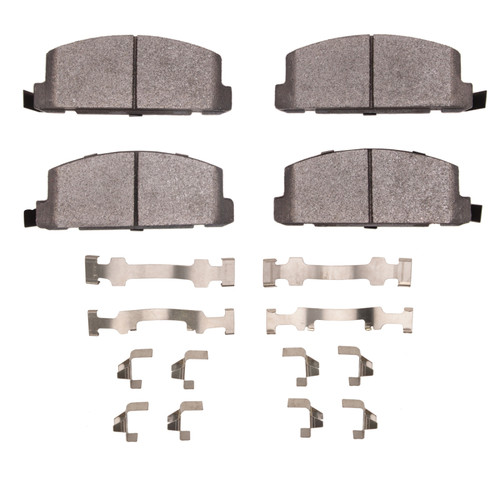 R1 84-87 Isuzu Trooper Front Semi Met Pads & Hardware Kit