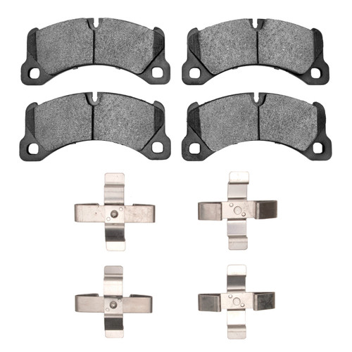 R1 11-23 Porsche Cayenne Front Semi Met Pads & Hardware Kit