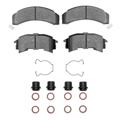 R1 84-88 Pontiac 6000 Rear Semi Met Pads & Hardware Kit