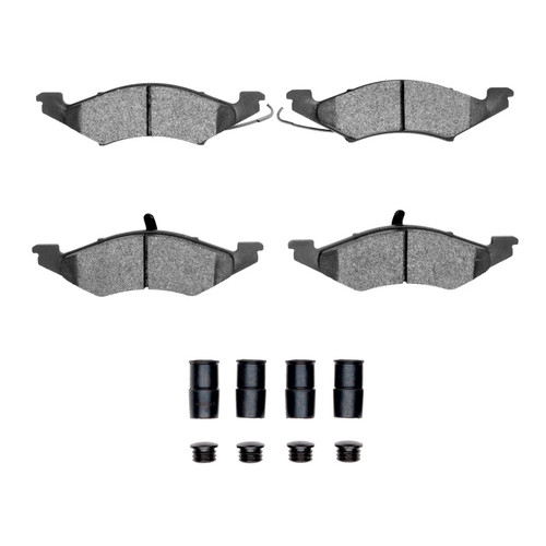 R1 83-94 Ford EXP Front Semi Met Pads & Hardware Kit