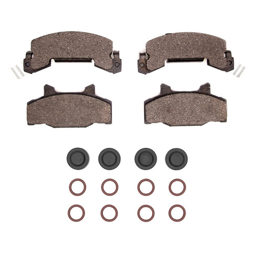 R1 83-87 Chevrolet Chevtte Front Semi Met Pads & Hardware Kit