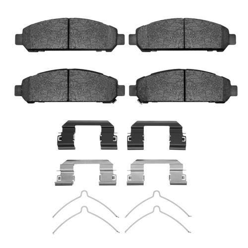 R1 09-15 Toyota Venza Front Semi Met Pads & Hardware Kit