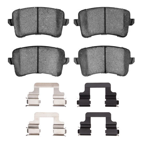 R1 08-17 Audi S5 Rear Semi Met Pads & Hardware Kit