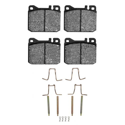 R1 73-79 Mercedes-Benz 300CD Front Semi Met Pads & Hardware Kit