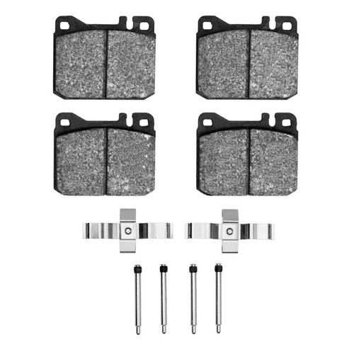 R1 73-79 Mercedes-Benz 240D Front Semi Met Pads & Hardware Kit