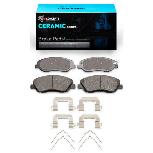 R1 06-19 Hyundai Santa Fe XL Front Ceramic Pads & Hardware Kit