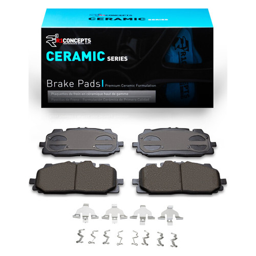 R1 17-17 Audi Q7 Front Ceramic Pads & Hardware Kit