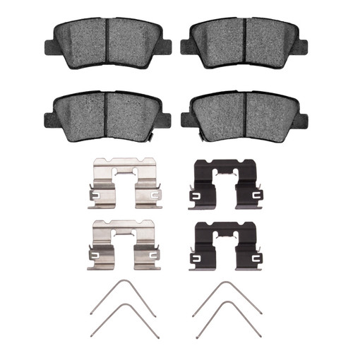 R1 18-20 Hyundai Elantra GT Rear Ceramic Pads & Hardware Kit