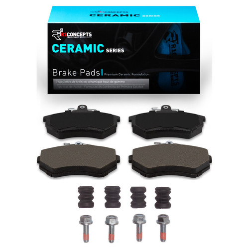 R1 84-02 Audi 4000 Quattro Front Ceramic Pads & Hardware Kit