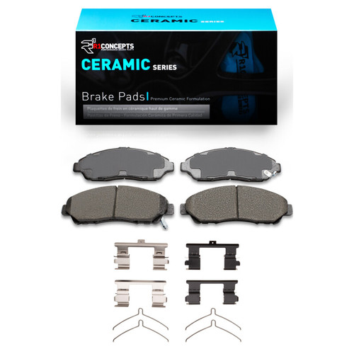 R1 17-20 Acura MDX Front Ceramic Pads & Hardware Kit