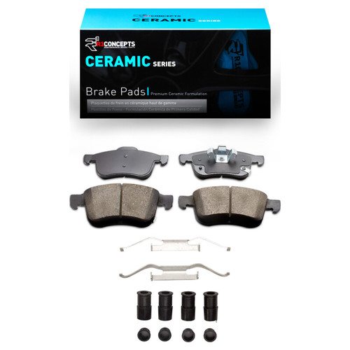 R1 14-19 Fiat 500L Front Ceramic Pads & Hardware Kit