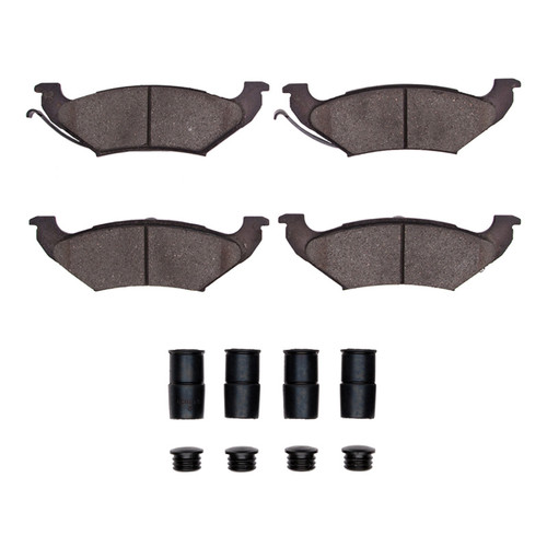 R1 91-95 Ford Crown Victoria Rear Ceramic Pads & Hardware Kit