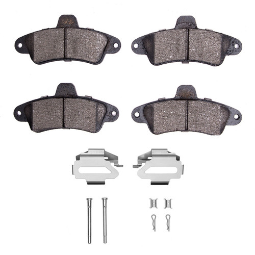 R1 95-00 Ford Contour Rear Ceramic Pads & Hardware Kit