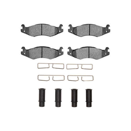 R1 92-06 Hummer H1 Front/Rear Ceramic Pads & Hardware Kit